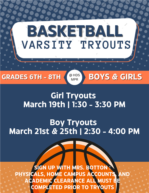 Varsity Basketball Tryouts 